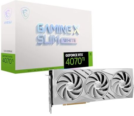 MSI GeForce RTX 4070 Ti GAMING X SLIM BIANCO 12G