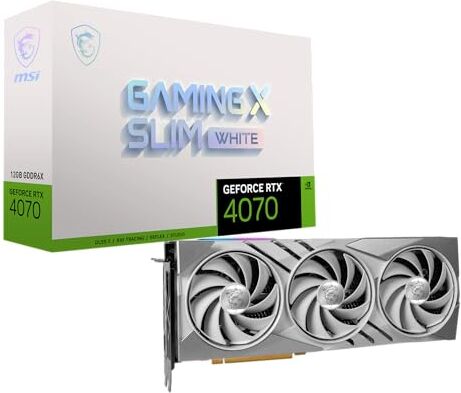 MSI GeForce RTX 4070 Gaming X Slim White 12G