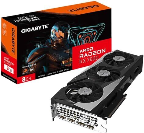 Gigabyte VGA GBT RX 7600 8GB Gaming OC