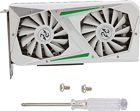 ciciglow Scheda Grafica RTX3060TI, Scheda Grafica da Gioco 8G 256 Bit GDDR6 1410/8750 MHz PCI Express 3.0 Dual Fan Schede Grafiche per Computer Interfaccia di Uscita HDMI DP X 3