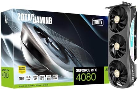 Zotac Karta graficzna  Gaming GeForce RTX 4080 Trinity 16GB GDDR6X (ZT-D40810D-10P)