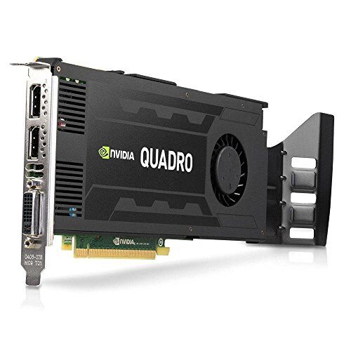 TekBoost Nvidia Quadro K4200 Scheda video a piena altezza GDDR5 a 256 bit PCI Express 2.0 x16 con staffa posteriore rinnovata (Ricondizionato)