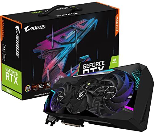 Gigabyte AORUS GeForce RTX 3080 Scheda grafica MASTER da 12 GB, GV-N3080AORUS M-12GD