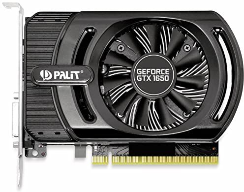 Palit GeForce GTX 1650 StormX Scheda grafica GDDR5 da 4 GB, 896 Core, 1485 MHz, boost 1665 MHz