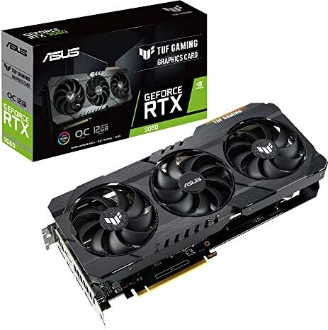 Asus Nvidia GeForce RTX 3060, Scheda Grafica, Nero, Full-Height/Full-Length (FH/FL)