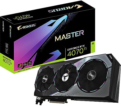 Gigabyte AORUS GeForce RTX 4070 Ti MASTER 12G NVIDIA 12 GB GDDR6X