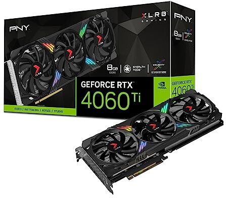 PNY GeForce RTX 4060 Ti XLR8 Gaming VERTO EPIC-X RGB 8GB