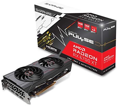 Sapphire 11306-02-20G Scheda grafica da gioco AMD Radeon RX 6700 XT con 12 GB GDDR6, AMD RDNA 2