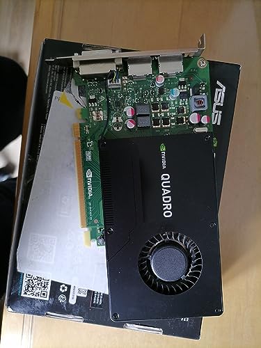 Nvidia Quadro K2200 4GB GDDR5, slot singolo, 68W, DisplayPort 1.2, DVI-I Dual Link, 640 core CUDA, scheda grafica PCIe Express con profilo di altezza standard Kit OEM (ricondizionato)