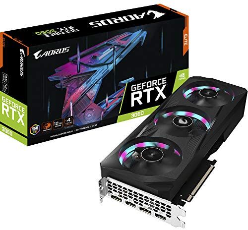 Gigabyte Tarjeta grafica GV-N3060AORUS E-12GD tarjeta gráfica NVIDIA GeForce RTX 3060 12 GB GDDR6