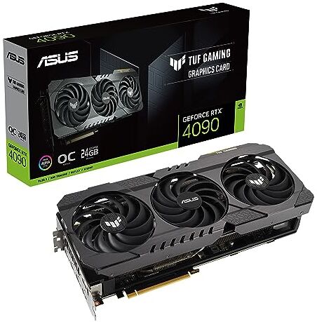 Asus TUF Gaming NVIDIA GeForce RTX 4090 OC Edition Scheda Grafica, 24 GB GDDR6X 384-bit 21 Gbps PCIE 4.0, GPU Tweak III, TUF-RTX4090-O24G-OG-GAMING