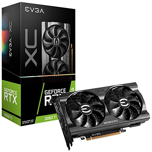 EVGA GeForce RTX 3060 Ti XC GAMING, 08G-P5-3663-KL, 8GB GDDR6, DualFan, Metal Backplate, LHR