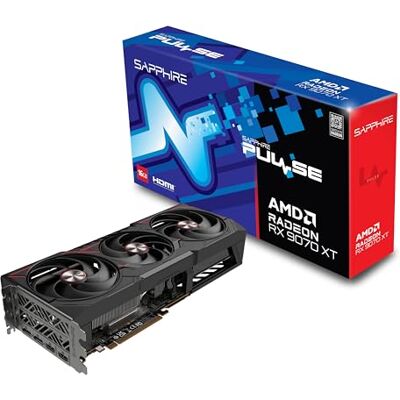 Sapphire 11348-03-20G Pulse Scheda grafica da gioco AMD Radeon™ RX 9070 XT con 16 GB GDDR6, AMD RDNA 4 Sapphire 11348-03-20G Pulse Scheda grafica da gioco AMD Radeon™ RX 9070 XT con 16 GB GDDR6, AMD RDNA 4