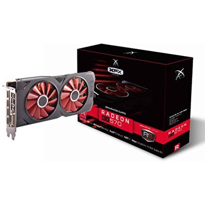 Pine XFX Scheda Grafica AMD Radeon RX 570, 8 GB GDDR5, PCI-E Pine XFX Scheda Grafica AMD Radeon RX 570, 8 GB GDDR5, PCI-E