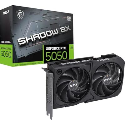 MSI GeForce RTX 5050 8G SHADOW 2X OC MSI GeForce RTX 5050 8G SHADOW 2X OC
