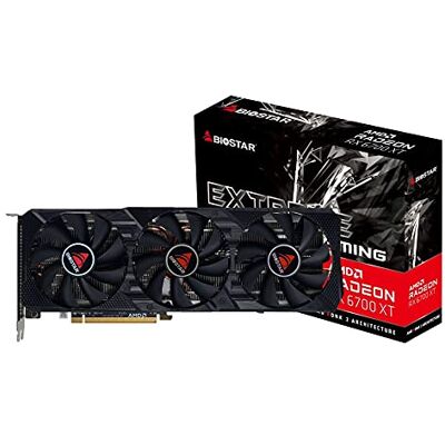 Biostar AMD Radeon RX6700XT, scheda grafica GPU da 12 GB, GDDR6, tecnologia AMD FreeSync, PCI Express 4.0 Biostar AMD Radeon RX6700XT, scheda grafica GPU da 12 GB, GDDR6, tecnologia AMD FreeSync, PCI Express 4.0