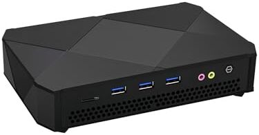 KingnovyPC Kingnovy Mini PC AMD Ryzen 5 5625U, 64GB DDR4 2TB NVMe SSD, Desktop Computer, Gaming PC, HTPC, Nuc PC, WiFi6