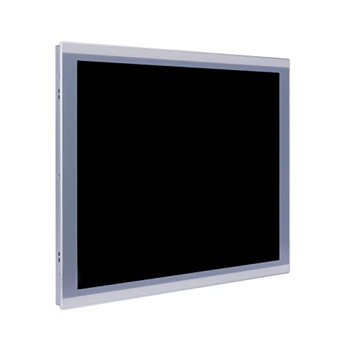 HUNSN 19 Inch TFT LED Industrial Panel PC, High Temperature 5-wire Resistive Touch Screen, Intel J6412, Windows 11 Pro or Linux Ubuntu, PW28, HDMI, 2 x LAN, 3 x COM, 16G RAM, 128G SSD, 1TB HDD