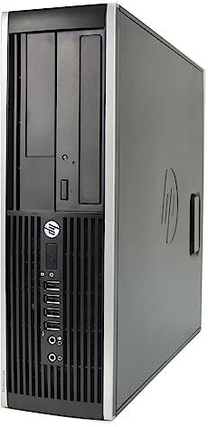 HP Elite 8300  computer Desktop (Intel Core i7  3770, GB di RAM, disco SSD GB + GB HDD, lettore DVD, sistema operativo Windows 10 Pro à¨ 64)  Nero (Ricondizionato)