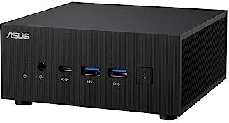 Asus PN52-BBR959XD Mini PC Barebone, Processore AMD Ryzen9 5900HX, Scheda grafica AMD Radeon, RAM DDR4 (Max 32Gbx2), SSD Gen3 M.2 NVMe, LAN 2.5 Gb, WiFi 6E, Nero