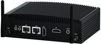 HYSTOU Fanless PC Industrail I5-8260U 32GB DDR4 512GB SSD 1TB HDD 4K Doppio display Industrial computer, 2RS232 COM, Dual Gigabit LAN, Supporto Linux/Ubuntu/Centos Mini PC desktop Windows 11 Pro