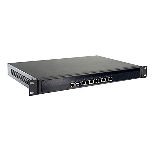 Partaker 1U Cabinet Firewall Pfsense VPN Router Network Security Server with AES-Ni 8 Nics I5 3317U 8G RAM 128G SSD R14