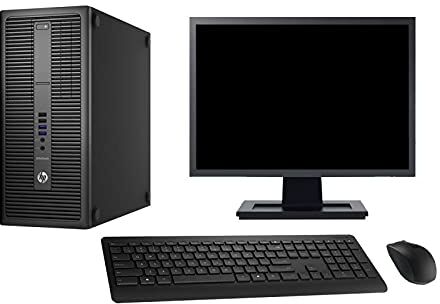 HP PC Tower 800 G2 Schermo 22" Intel G4400 RAM 16 GB Hard Disk 2TB Windows 10 WiFi (Ricondizionato)