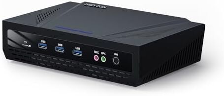 HISTTON Mini PC Windows 11 Pro, Mini Computer Intel Core i7-10870H, 64GB DDR4/1TB NVME SSD/1TB HDD, DP, HD, Type-C 4K Triple Display, WiFi 5/BT4.2/RJ45 LAN/USB3.0/ Slot per schede TF, Microcomputer