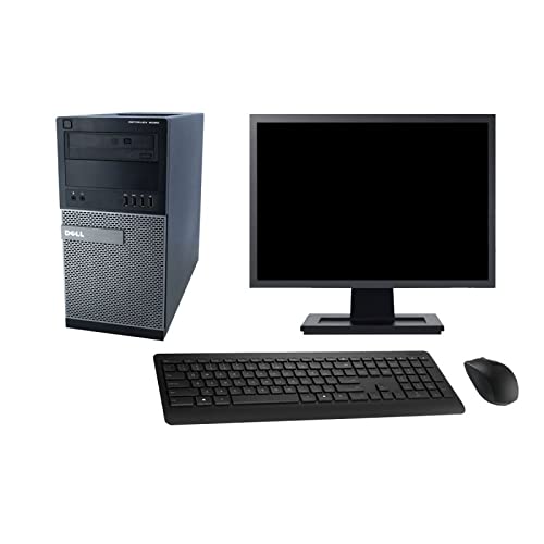 Dell PC Tower 9020 Schermo 27" Pentium G3220 RAM 8GB SSD 960GB Windows 10 WiFi (rigenerato)