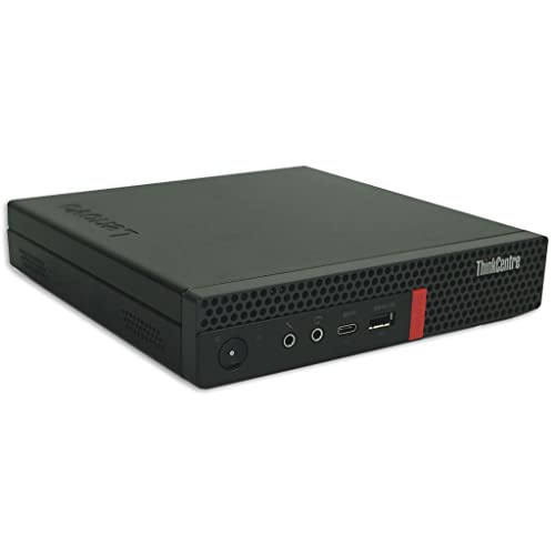 Lenovo ThinkCentre M720q Tiny Intel Six Core i5 8400T Disco rigido SSD da 256 GB, memoria da 8 GB, Windows 10 Pro, con Windows 11 Upgrade Desktop Mini PC