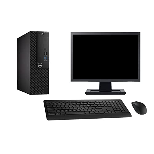 Dell PC 3050 SFF Schermo 22" Core i7-6700 RAM 32 GB, disco 2TB HDMI Windows 10 WiFi (rigenerato)