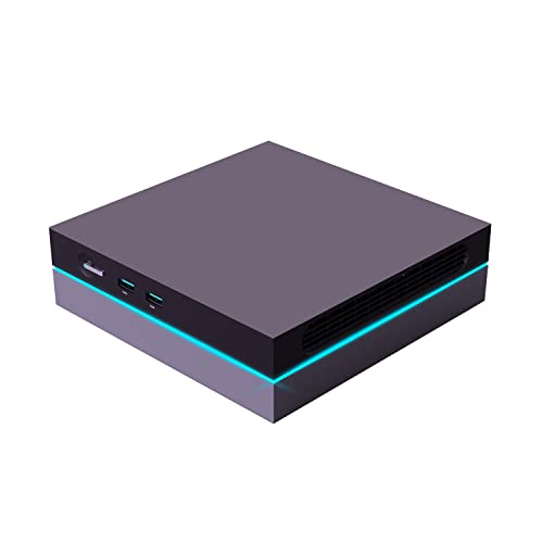 HUNSN Mini PC, HTPC, Small Server, Desktop Computer, Windows 11 or Linux Ubuntu, Intel Core I5 12450H 12500H, GTX1060 4GB Graphic, BA05f, 2 x HDMI, Type-C, TPM2.0, 8G RAM 128G SSD