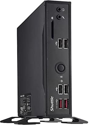 Shuttle DS20U3V2 barebone per PC/stazione di lavoro PC di dimensione 1,3L Nero Intel SoC i3-10110U 2,1 GHz