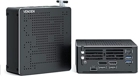 VENOEN Mini PC 8 Core i9 9880H Windows 11 pro,16G DDR4 500G SSD 1T HDD,Linux Mini Desktop-Computer 4K HTPC,HD 2.0,DP,2 Lan,WiFi,BT 5.1,Type-C,VESA Mount,Ventilateur,Metal Case