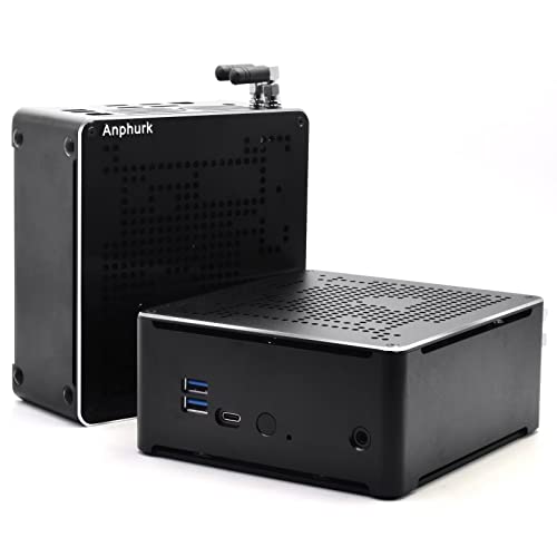 Anphurk Mini PC With Windows 11 Pro, Core i9-10880H 16GB RAM 512GB NVME SSD 2TB HDD, Mini Computer WIFI5, BT 4.2, 6USB, 2LAN, 1Type C, HD+DP Ports Support Dual Display, VESA Mount, PXE