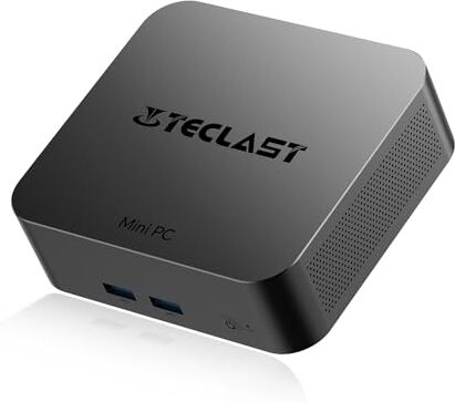 TECLAST Mini PC N20Pro, Intel Alder Lake N95 (fino a 3.4GHz), 16GB DDR4 512GB M.2 SSD Mini Computer(1TB Supportato), piccolo pc WiFi 6/BT 5.0, Dual HDMI, RJ45, USB2.0/3.2, 4K UHD PC Fisso Per Ufficio