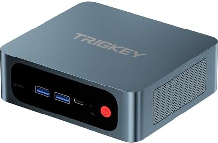 TRIGKEY Mini PC Intel Core i3-8109U (2C/4T, fino a 3,6 GHz) 16 GB DDR4 500 GB SSD, Speed S Mini Computer supporta doppia uscita 4K 2 x HDMI, 4 x USB 3.0, WiFi-5