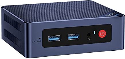 Beelink Mini PC, processore Intel Alder Lake-N100 fino a 3.40 GHz, MINI-S12 W11 Pro Mini Computer, 16 GB DDR4 500 GB SSD Business Mini Desktop PC, Dual HDMI/WiFi 6/BT5.2/RJ45/WOL/Auto Power On