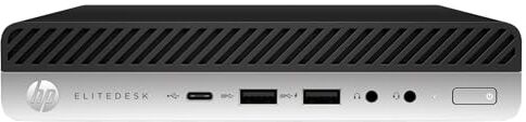 HP Elitedesk 800 G5 DM (Desktop Mini)   i5-9500   8 GB   256 GB SSD   WiFi   Win 11 Pro (ricondizionato)