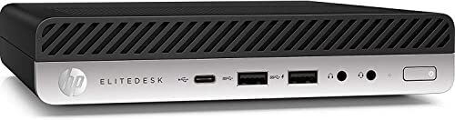 HP EliteDesk 800 G3 Mini PC Computer Desktop Intel i5-6400T Ram 16GB DDR4 SSD 240GB Wi-Fi Windows 10 Pro (Ricondizionato)