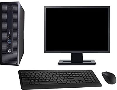 HP PC ProDesk 600 G1 SFF Schermo 22pollici Intel G3220 RAM 8GB SSD 2TB Windows 10 WiFi (Ricondizionato)