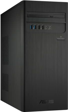 Asus Desktop Tower S500TC#B09P4131TW, Intel Core i3-10105, RAM 8GB DDR4, 512GB SSD PCIE, DVD Writer, Tastiera e Mouse USB, Windows 11 Home, Nero