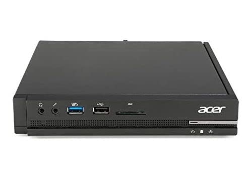 Acer Mini PC  Veriton  Processore Intel Celoren G1840T ( 2x2.5Ghz) 8GB DDR3 / 180 GB in SSD computer desktop, tiny, computer fisso (Ricondizionato)