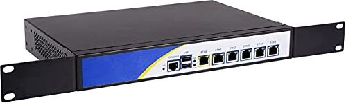 Partaker Firewall, OPNsense, VPN, Network Security Micro Appliance, Router PC, Intel Celeron 1037U, 6 Intel Gigabit LAN, Com, VGA, Fan, R5(Barebone System)