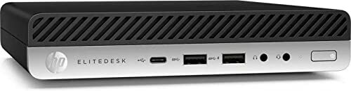 HP EliteDesk 705 G4 Mini PC Computer Desktop, Windows 10 Pro + Office 2019, AMD Ryzen 5 Pro 2400G 3.60 GHz, Ram 16GB DDR4 SSD 240GB (Ricondizionato)