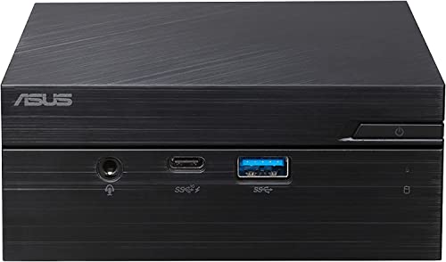 Asus PN41 BBP131MVS1 Mini PC professionale con processore Intel Pentium N6100, RAM DDR4, M.2 SSD e HDD 2.5”, Nero