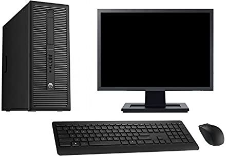 HP PC Tower 800 G2 Schermo 22" Intel i3-6100 RAM 64 GB Hard Disk 1TB Windows 10 WiFi (Ricondizionato)