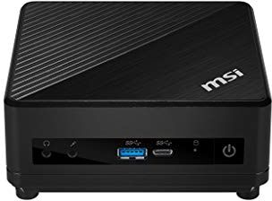 MSI Cubi 5 10M-427EU Mini PC-CPU Intel Core i3-10110U, 8GB DDR4, 256GGB M.2 SSD, HDMI 1.4 & DP 1.2, Wi-Fi, Bluetooth, Windows 11 Pro Nero