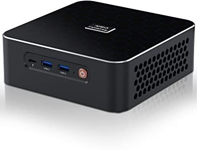 KingnovyPC 8K Mini Gaming PC AMD Ryzen 9 6900HX Radeon 680M Windows 11 Pro, 32GB DDR5 2TB PCIe4.0 SSD, HDMI, DP, Type-C, Thunderbolt 3, 2 * 2.5G LAN, WiFi6 BT5.2, Desktop Computer