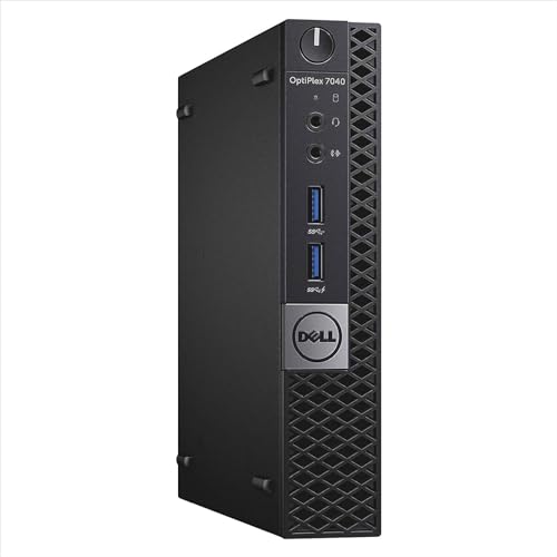 Nuwo DELL Optiplex 7040 Micro Mini PC Intel Core i5-6500T 2,5GHz, RAM 8 GB DDR4, Solid State Drive SSD 120 GB, Intel HD Graphics, WiFi USB, HDMI, USB 3.0, Windows 11 Pro (Ricondizionato)